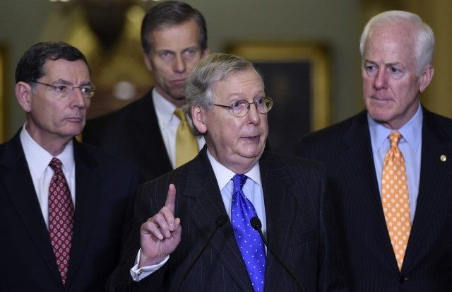Mitch McConnell, John Barrasso, John Thune, John Cornyn