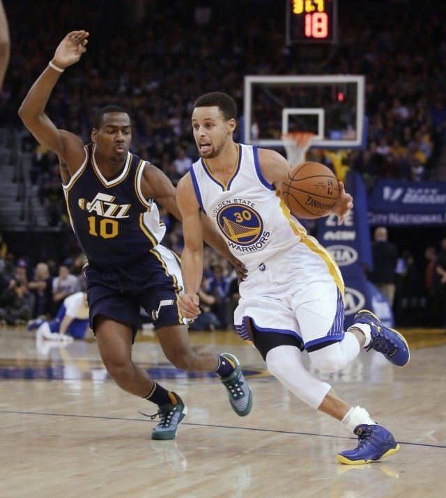 Stephen Curry, Alec Burks