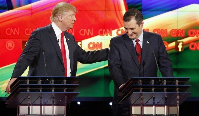Ted Cruz, Donald Trump