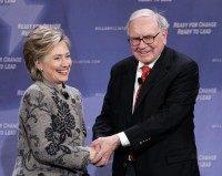 Warren Buffett, Hillary Clinton