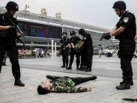 police anti-terrorism exercise in China (REUTERS/STRINGER)