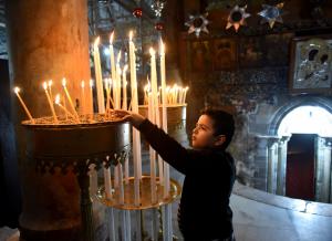 A muted Christmas celebration in Bethlehem
