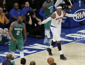 New York Knicks' Carmelo Anthony frustrated with team's pace