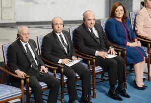Nobel Peace Prize award ceremony honors Tunisian democracy advocates