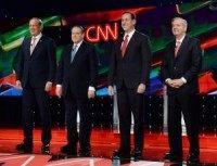 Trump's shadow hangs over under card GOP debate