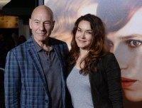 Patrick Stewart celebrates Golden Globe nomination beachside