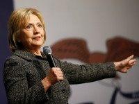 Democratic presidential candidate Hillary Clinton speaks during a campaign event at Iowa State University in Ames, Iowa, Tuesday, Jan. 12, 2016.