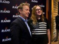 Republican presidential candidate, Sen. Rand Paul, R-Ky. poses with supporter Dalton Reber during a campaign event at a restaurant, Friday, Jan. 8, 2016, in Ottumwa, Iowa.