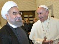 Vatican-Pope-Iran Rouhani Andrew Medichini AP