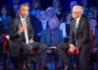 Barack Obama, Anderson Cooper