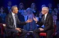 Barack Obama, Anderson Cooper