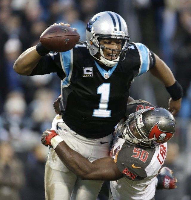 Cam Newton, Bruce Carter