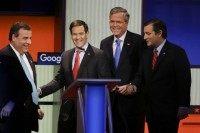 Chris Christie, Marco Rubio, Jeb Bush, Ted Cruz