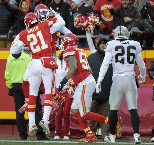 Derrick Johnson, Sean Smith, Ron Parker