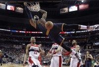 LeBron James, Otto Porter Jr., Marcin Gortat, Garrett Temple