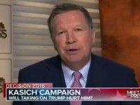 Kasich: Trump Supporters Who Attacked Obama for No Experience ‘Got Amnesia’