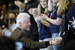 Bill Clinton hits campaign trail for Hillary for the first time in 2016 race