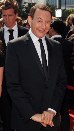 Paul Reubens photographed on the set of 'Gotham'