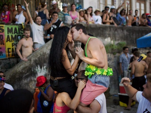 Public Orgy At Carnival Porno Photo