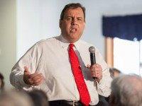 Republican presidential hopeful New Jersey Governor Chris Christie speaks at the Epping American Legion on February 2, 2016 in Epping, New Hampshire. The New Hampshire primary is next week, February 9, 2016. (Photo by