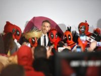 Actor Ryan Reynolds attends the "Deadpool" fan event at AMC Empire Theatre on February 8, 2016 in New York City