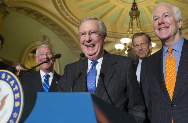 Mitch McConnell, John Cornyn, John Thune, Roger Wicker