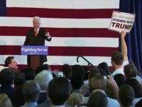 Watch: Bill Clinton Battles Trump Protester