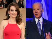Tina Fey and Joe Biden
