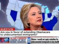 Hillary Clinton: Illegal Immigrants Should Be Allowed to Get Obamacare