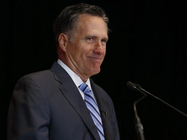 Mitt Romney smug (George Frey / Getty)