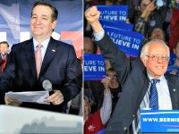 Ted Cruz Bernie Sanders AP