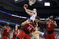 Marshall Plumlee, BeeJay Anya, Maverick Rowan, Caleb Martin, Abdul-Malik Abu