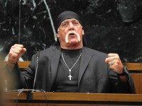Hulk Hogan, whose given name is Terry Bollea, testifies in court on Tuesday, March 8, 2016, during his trial against Gawker Media, in St Petersburg, Fla. Hogan and his attorneys are suing Gawker for $100 million, saying that his privacy was violated, and he suffered emotional distress after Gawker posted a sex tape filmed of Hogan and his then-best friend’s wife. (John Pendygraft/Tampa Bay Times via AP, Pool)