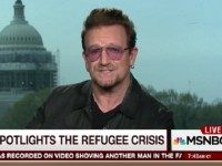 Bono: Refugee Crisis ‘Threatens the Very Existence of Europe,’ Could Be a Challenge for Next U.S. President