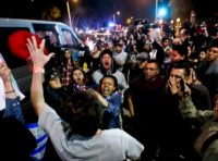 L.A. Times: Anti-Trump Protesters Block Traffic, Hurl Debris at Orange County Rally