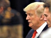 Trump Leaving Event Nam Y. Huh AP