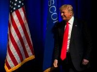 MILWAUKEE, WI - APRIL 04: Republican Presidential Candidate Donald Trump speaks to supporters at a campaign stop on April 4, 2016 in Milwaukee, Wisconsin. Candidates are campaigning in Wisconsin the day before the Tuesday April 5th primary.