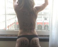 Topless Chelsea Handler Declares: ‘Trump Is a Butt Hole’