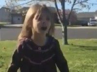 Three-Year-Old Girl Mad That ‘Blobs’ Stole Her Donald Trump Yard Sign