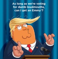 ‘Family Guy’ Slams ‘Dumb Loudmouth’ Donald Trump in Emmy Mailer