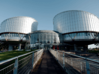 The European Court of Human Rights (ECHR) is seen during a hearing concerning the terrorist attack on a school in Beslan, North Ossetia (Russia), in September 2004, on October 14, 2014 in Strasbourg, eastern France. More than 330 hostages had been killed during the attack by pro-Chechen rebels, 186 of them were children, and about 750 people were injured. AFP PHOTO/FREDERICK FLORIN (Photo credit should read FREDERICK FLORIN/AFP/Getty Images)