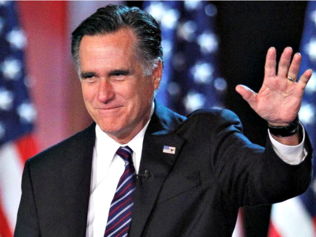 Mitt Romney Wave AP