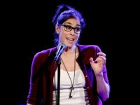 LOS ANGELES, CA - MARCH 09: Actress/comedian Sarah Silverman performs at the Teragram Ballroom for The Post Pop Depression Tour on March 9, 2016 in Los Angeles, California. (Photo by Kevin Winter/Getty Images)