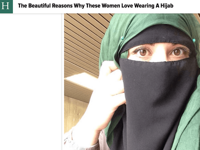 The Huffington Post Whores For The Hijab