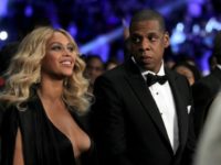 Beyonce Knowles (L) and Jay-Z, pictured on November 21, 2015