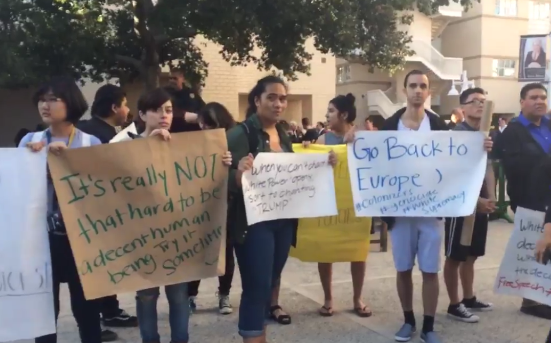 Davis High students protest Trumps election - Davis 