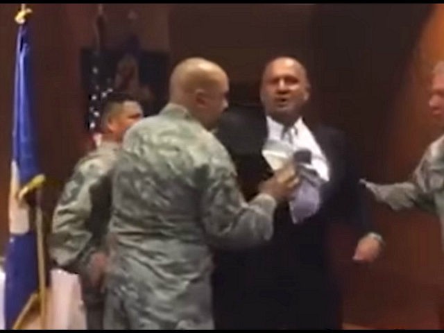 Exclusive Video: Veteran Forcibly Dragged from Air Force Ceremony for Mentioning God