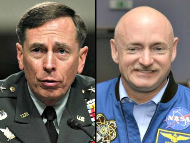 David Petraeus and Mark Kelly AP Photos