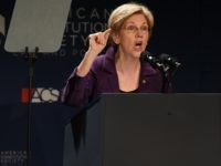 Sen. Elizabeth Warren (D-Mass.) addresses the American Constitution Society 2016 National Convention on June 9, 2016 in Washington, DC.