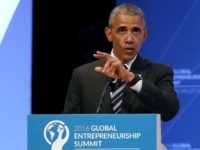 President Barack Obama speaks during the 2016 Global Entrepreneurship Summit at Stanford University on June 24, 2016 in Stanford, California.